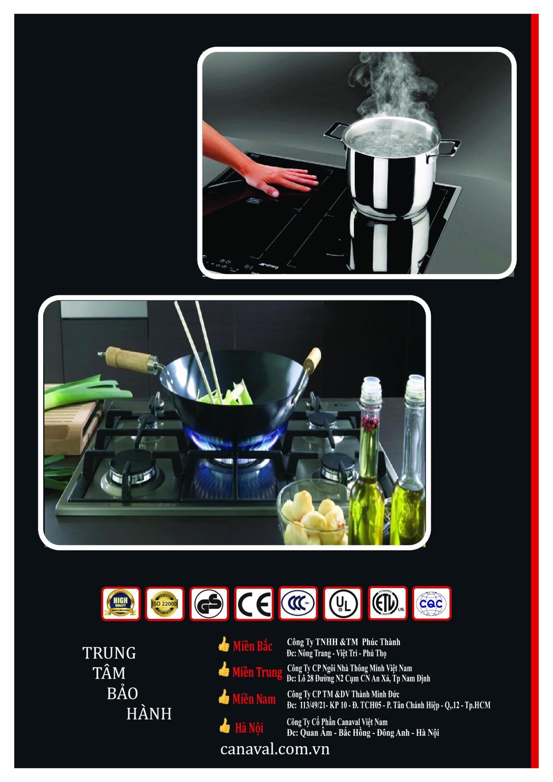 Thiết bị bếp Canaval